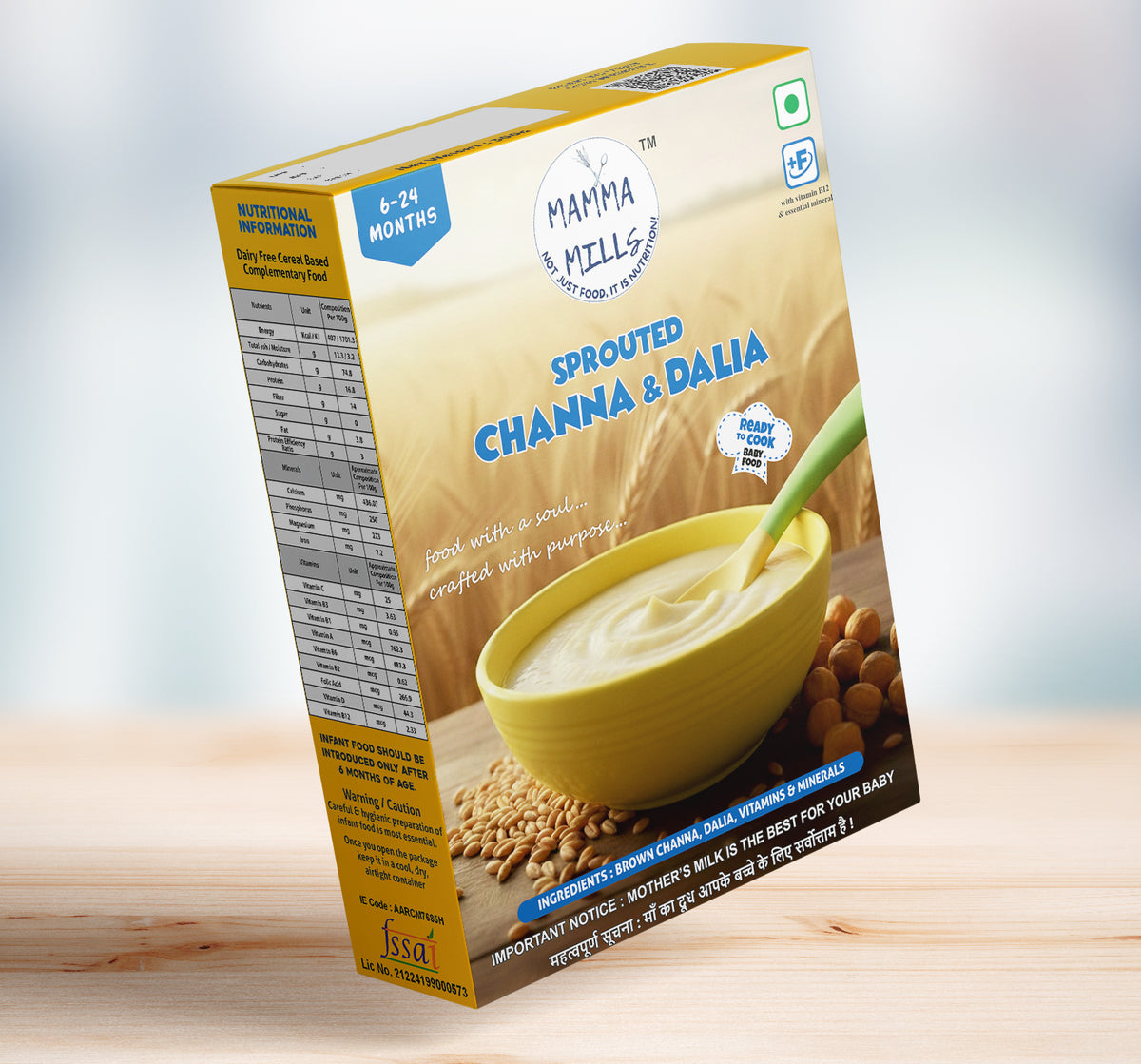 Dalia and brown chana