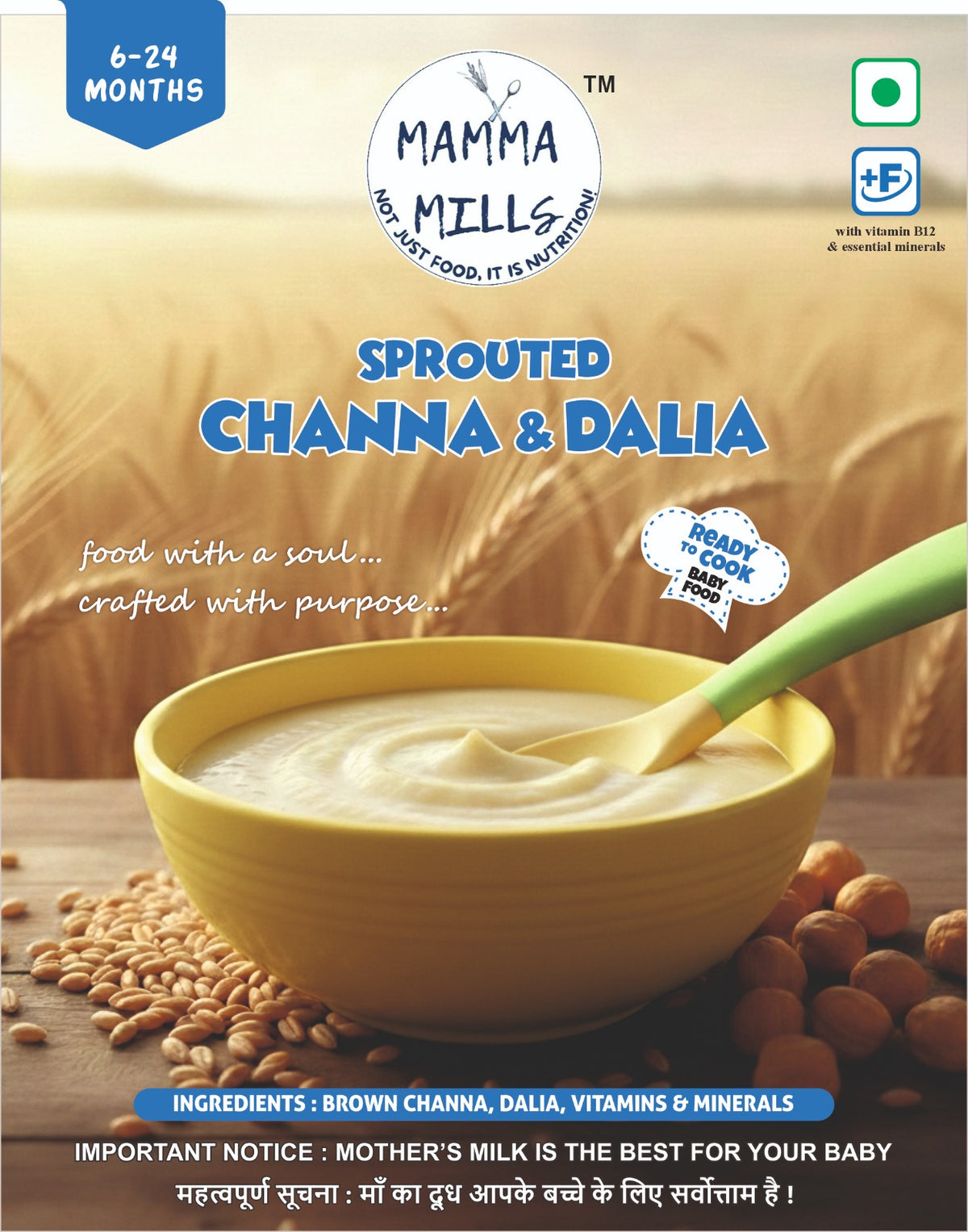 Dalia and brown chana